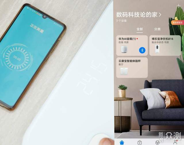 百元智能体脂秤：云康宝Yolanda VS 华为 CH18_新浪众测