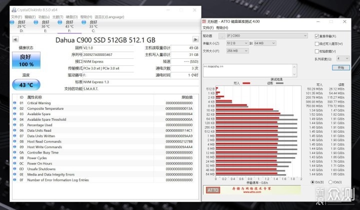 大华C900固态硬盘评测：大厂品质，高性价比_新浪众测