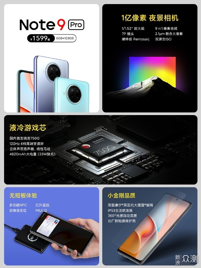 Redmi Note 9 Pro对比小米10青春版，咋选？_新浪众测