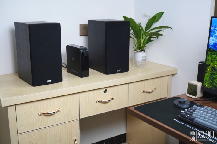 ELAC DB52音箱+NAD D3020功放桌面音响系统_新浪众测