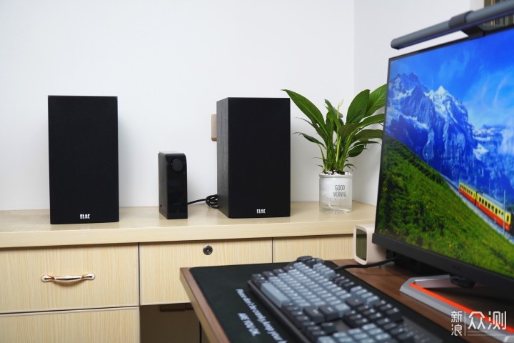 ELAC DB52音箱+NAD D3020功放桌面音响系统_新浪众测