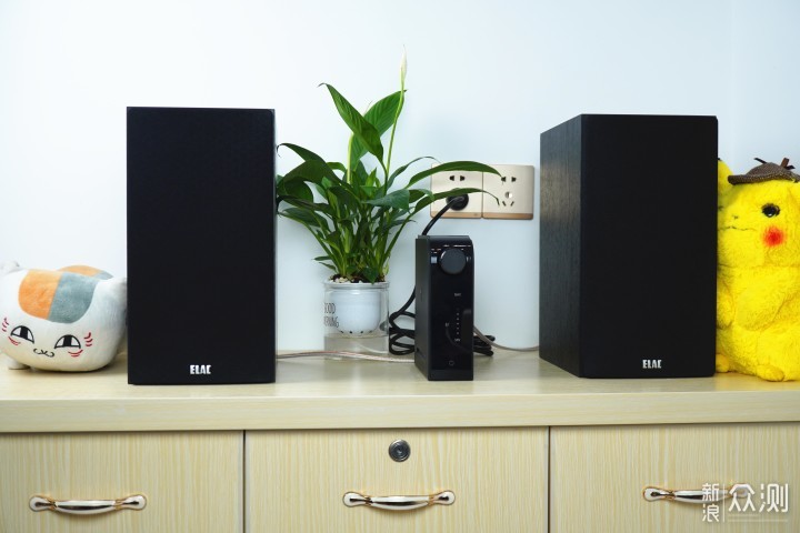 ELAC DB52音箱+NAD D3020功放桌面音响系统_新浪众测