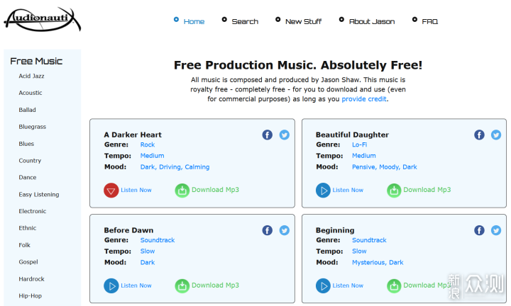 干货分享—好用又免费的无版权音乐网站推荐！_新浪众测
