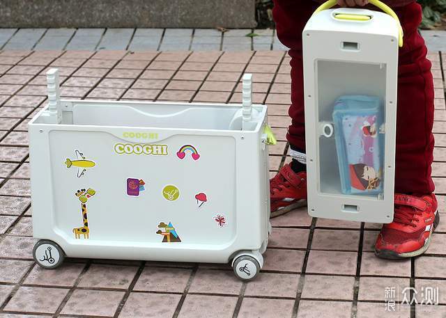 COOGHI酷骑儿童行李箱，轻松溜娃更方便_新浪众测