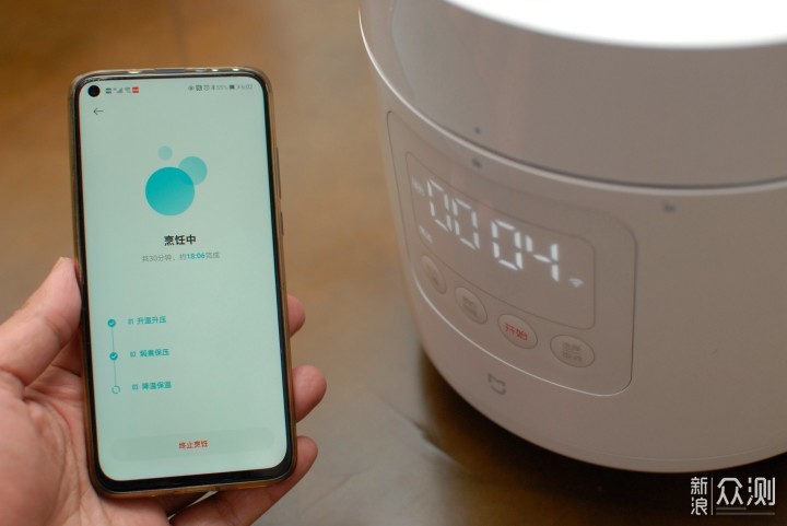 一锅多用，支持手机操作，小家庭的必备!_新浪众测