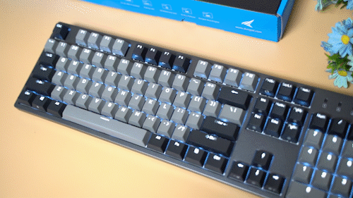 桌面上的艺术范杜伽K310机械键盘让我一见倾心_新浪众测