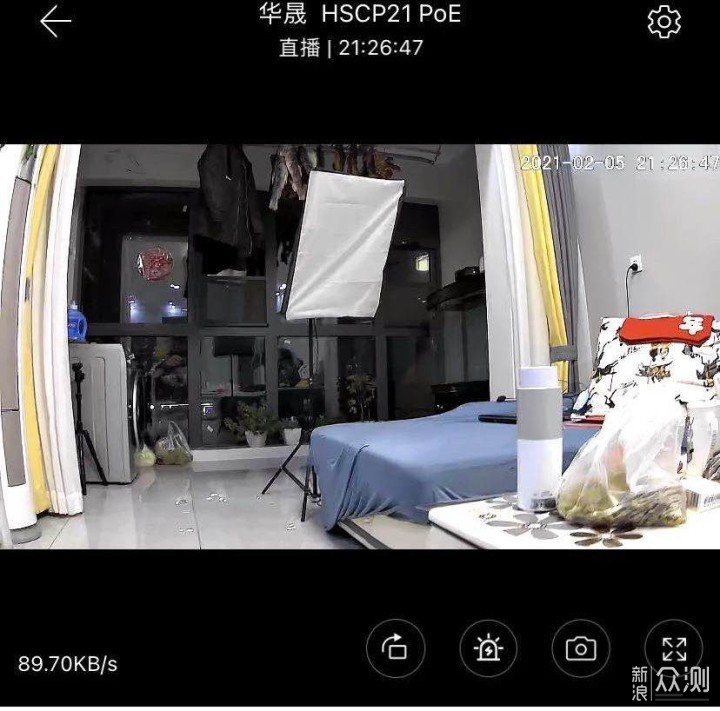 居家安全的首先，华晟HSCP21 POE摄像头_新浪众测