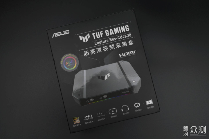 傻瓜操作,TUF GAMING采集盒使用开箱评测_新浪众测