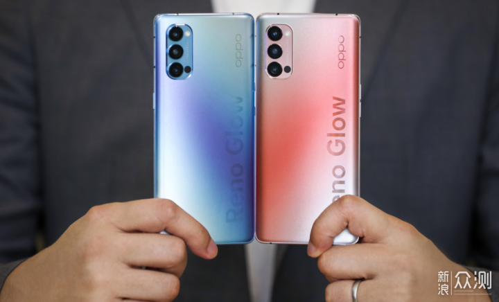 OPPOReno5有好看的后盖、自拍美颜，还轻巧_新浪众测