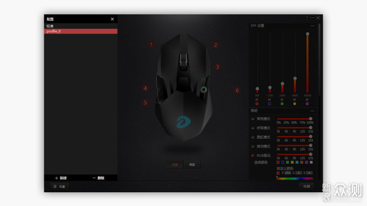 达尔优A970电竞鼠标：标志性设计 自由度掌控_新浪众测