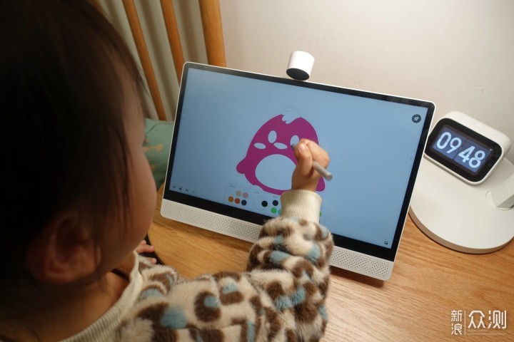 远程伴学/丰富互动/海量网课希沃W1学习机测评_新浪众测