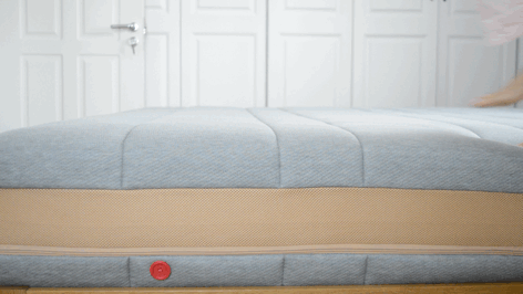 年轻人的第一张床垫：8H小金Pro+乳胶弹簧床垫_新浪众测