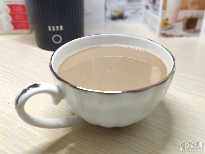 拥有圈厨奶茶机健康奶茶自己做奶醇茶香还丝滑_新浪众测