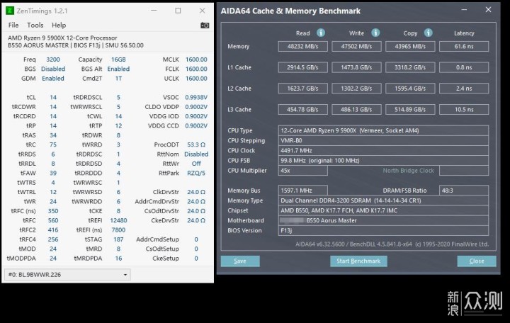 宏碁掠夺者Apollo DDR4 3200 RGB简测_新浪众测