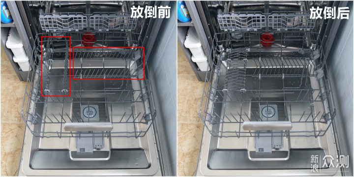 三层碗篮，自动升降，15套欧式洗碗机了解一下_新浪众测