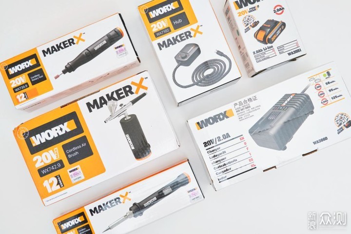 手创工具一站式解决，威克士MakerX套装上手 _新浪众测