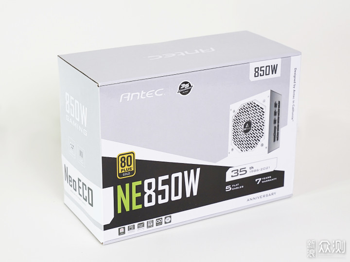 白白的！NE850W 35周年纪念版电源开箱装机_新浪众测