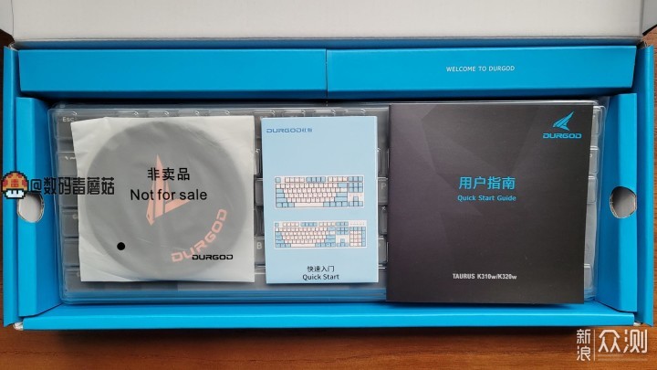 樱桃银轴，又短又快——杜伽K320W三模键盘_新浪众测