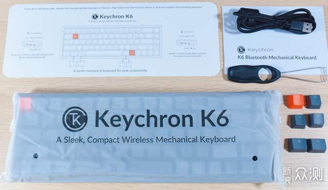 系统用不用MAC键盘用着舒服就好-Keychron K6_新浪众测