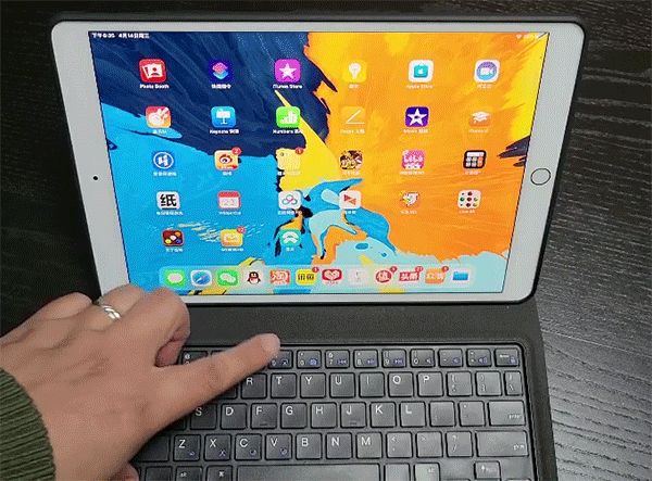 iPad air如何再战生产力  一体式蓝牙键盘_新浪众测
