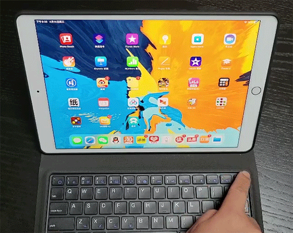 iPad air如何再战生产力  一体式蓝牙键盘_新浪众测
