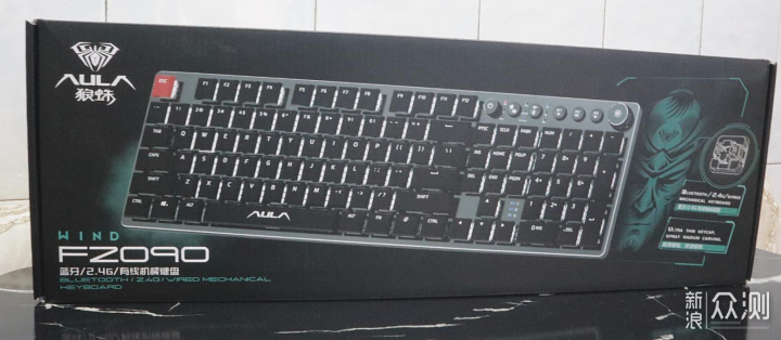 纤薄轻巧、稳定矮轴：狼蛛F2090超薄键盘体验_新浪众测