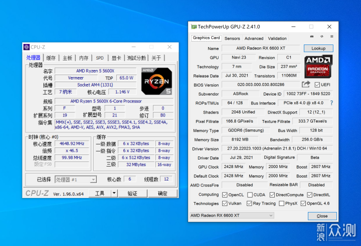 6600XT 登场，比起 RTX3060 如何？_新浪众测