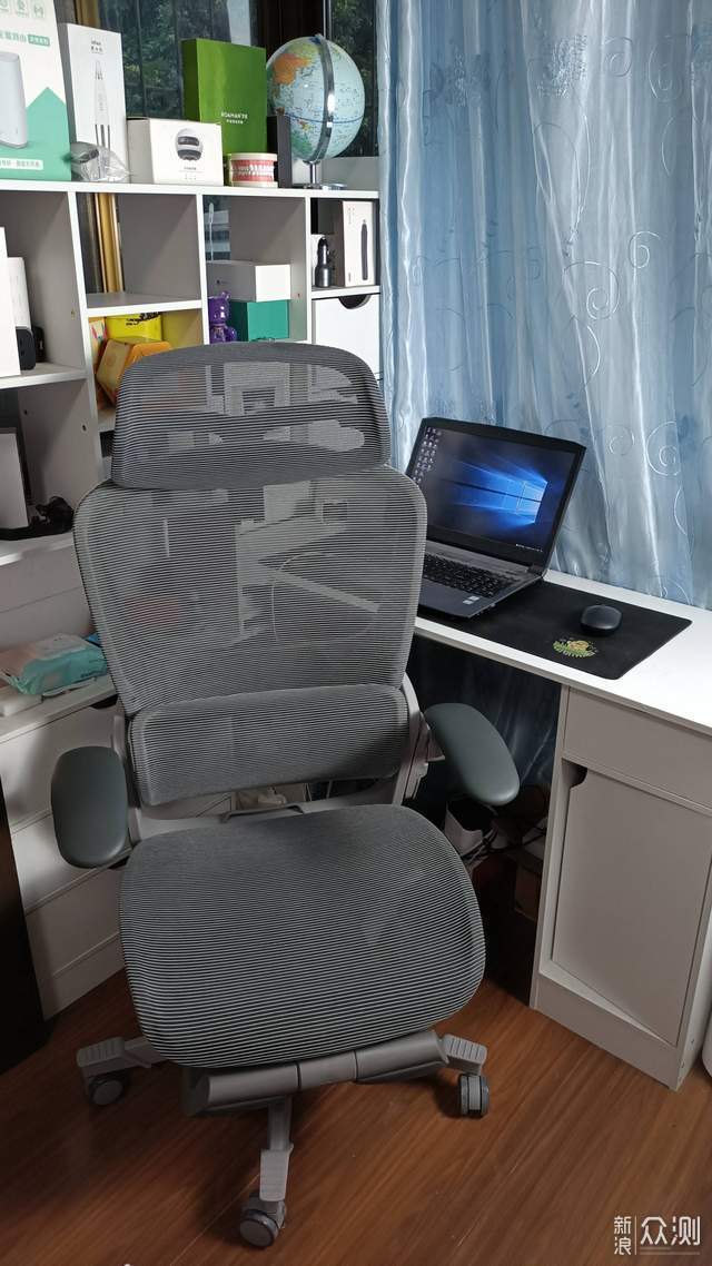 3D悬挂腰靠多功能人体工学转椅，自动释压护腰_新浪众测