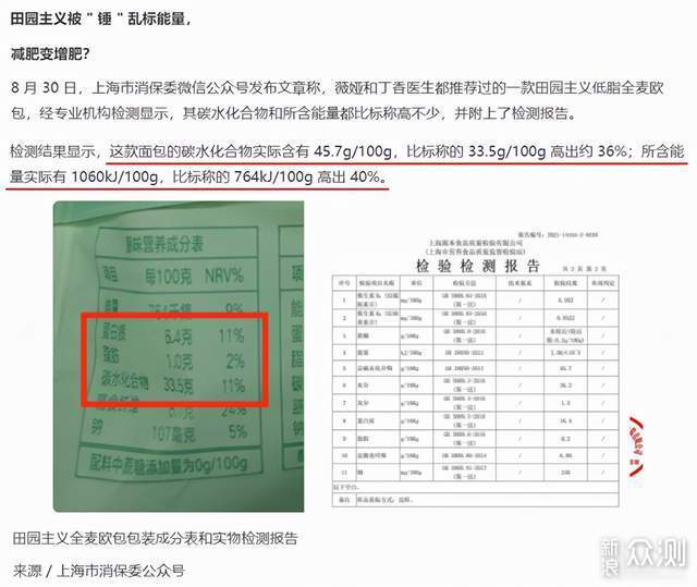 打开减肥正确姿势！教你如何看懂营养成分表_新浪众测