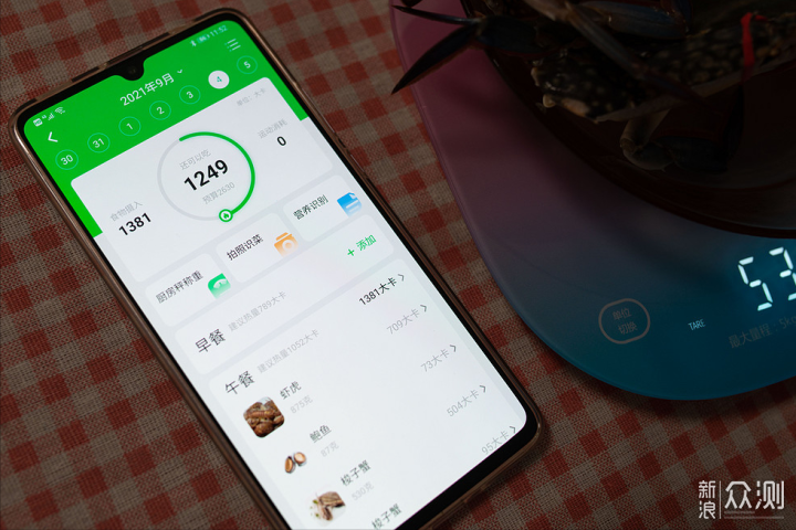 Yolanda智能营养秤帮你监测每日食物热量摄入_新浪众测