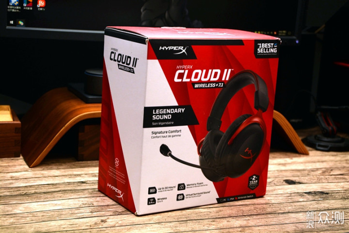 2.4G无线连接，HyperX Cloud II Wireless开箱_新浪众测