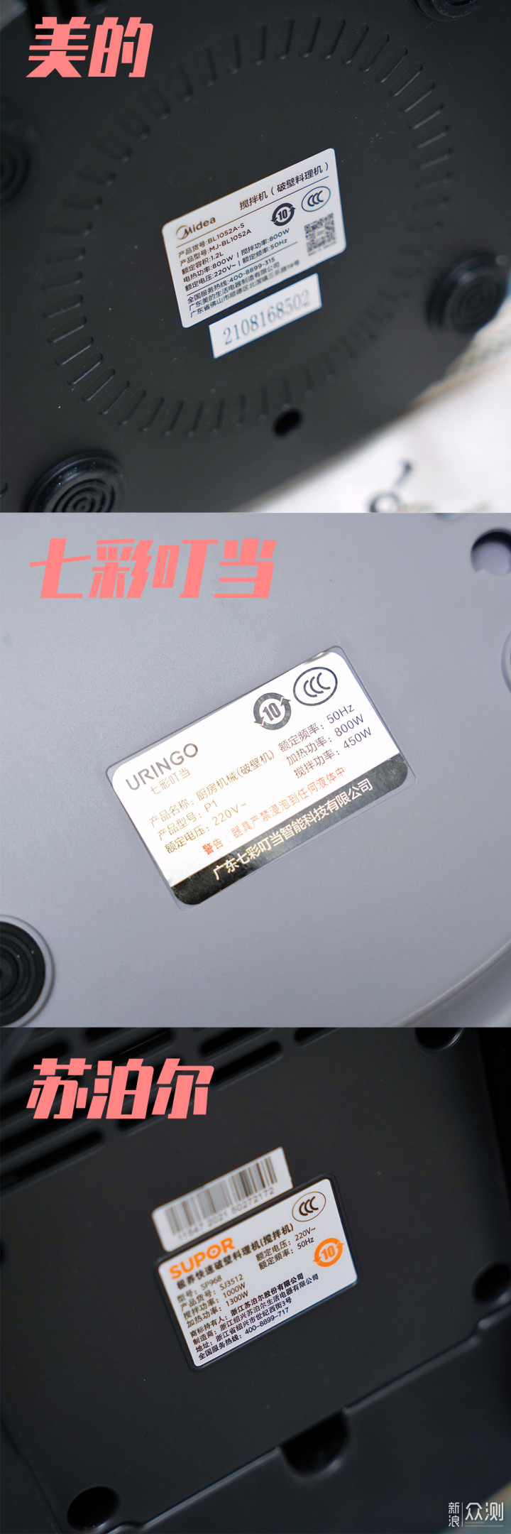 百元级破壁机有何区别？横评三款产品给你答案_新浪众测