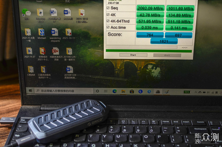 疾速读写、只需一瞬：ORICO USB4.0移动硬盘盒_新浪众测