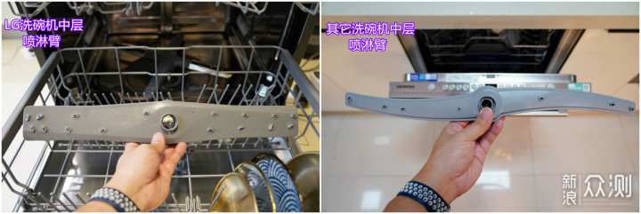 三层拉篮+卫星喷淋臂--进口LG 14套洗碗机评测_新浪众测