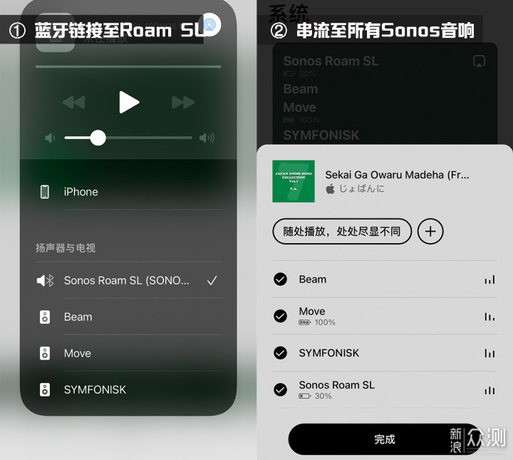 Sonos Roam SL：Wi-Fi/蓝牙双模 音乐无处不在_新浪众测