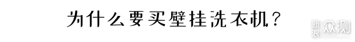 「壁挂洗衣机」双十一选购攻略&推荐清单_新浪众测