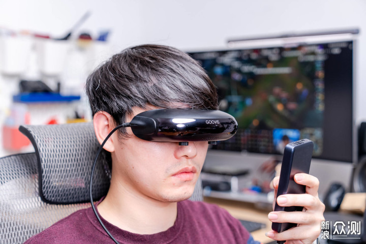便携隐私大屏GOOVIS Pro/Lite头戴显示器体验_新浪众测