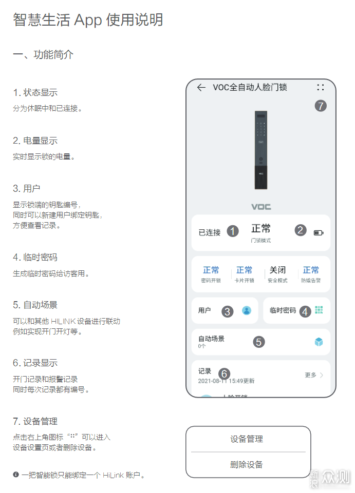 忘了是否关门？快试试VOC智能门锁T11-Face_新浪众测