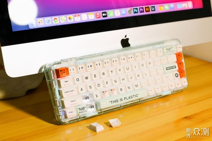 给iMac配个机械键盘，MelGeek MOJO68 开箱_新浪众测