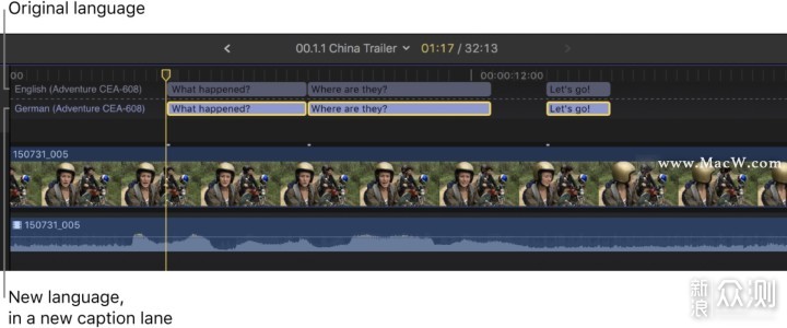 fcpx教程|在Final Cut Pro中添加多语言字幕_新浪众测