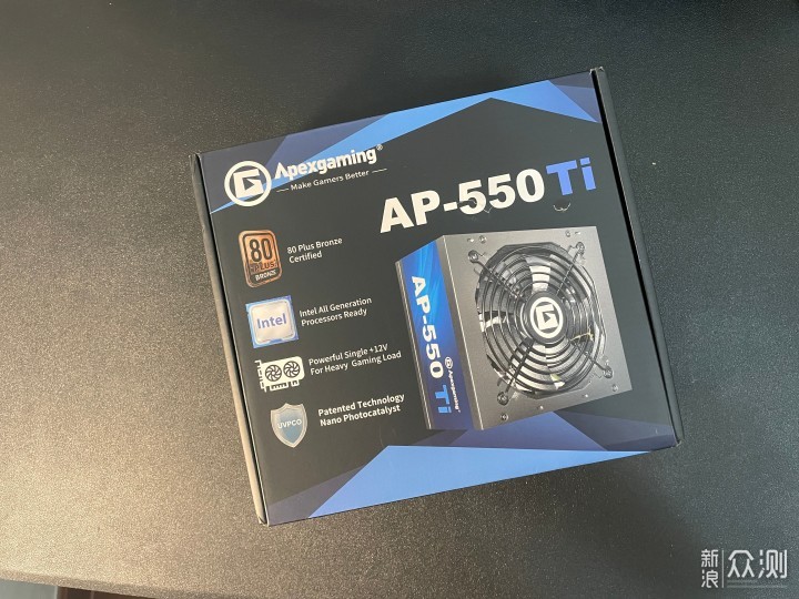 艾湃电竞AP-550Ti，纳米光触媒电源评测_新浪众测