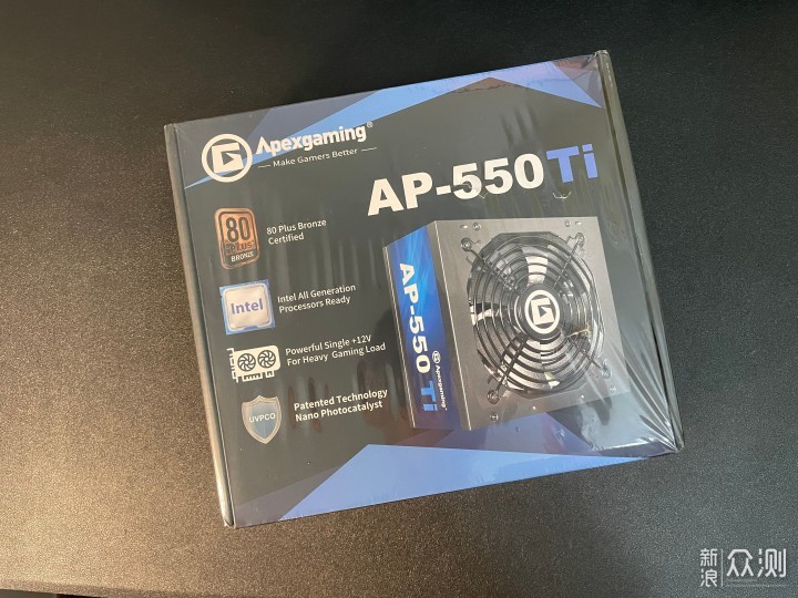 艾湃电竞AP-550Ti，纳米光触媒电源评测_新浪众测