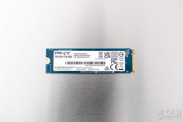 PNY CS2140 PCIE4.0 M.2  1T固态硬盘 评测_新浪众测