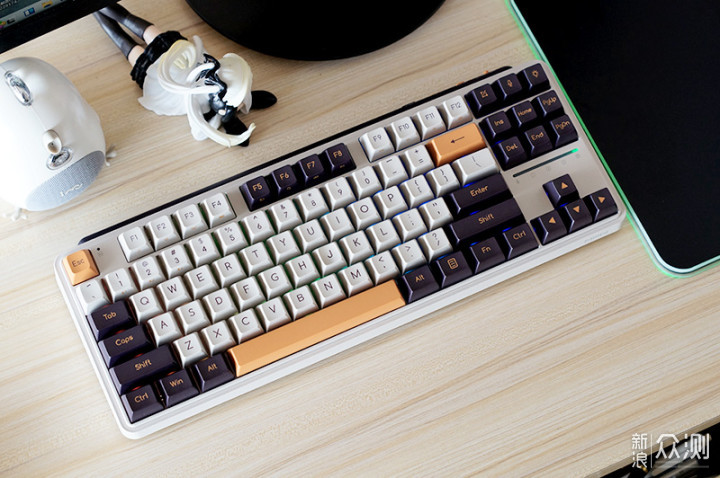 Miwu ART series mechanical keyboard Z870: three-mode connection, dual system_China IT News
