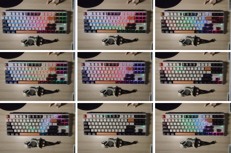 Miwu ART series mechanical keyboard Z870: three-mode connection, dual system_China IT News