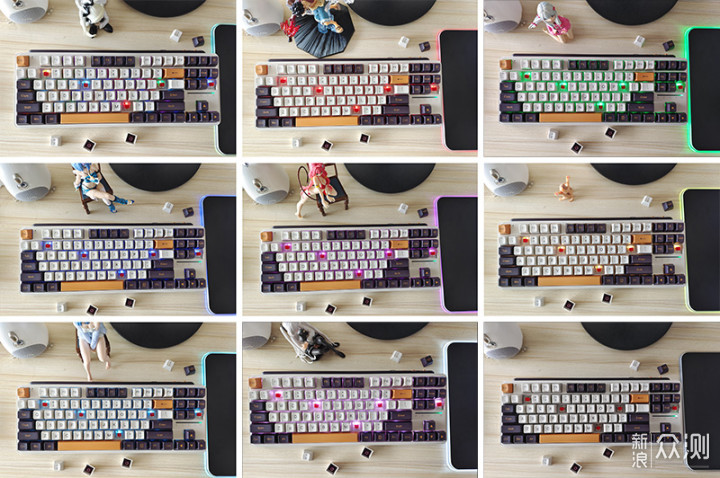 Miwu ART series mechanical keyboard Z870: three-mode connection, dual system_China IT News