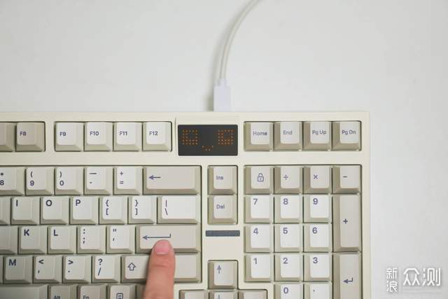 键盘用上屏幕，SP-Star极星系MK101灰轴键盘_新浪众测