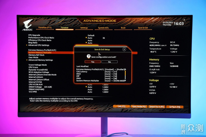 技嘉雪雕B660M AORUS PRO AX DDR4主板测评_新浪众测