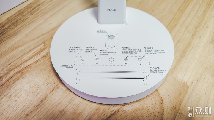 新年桌面亮化小升级：米典光感护眼读写灯_新浪众测