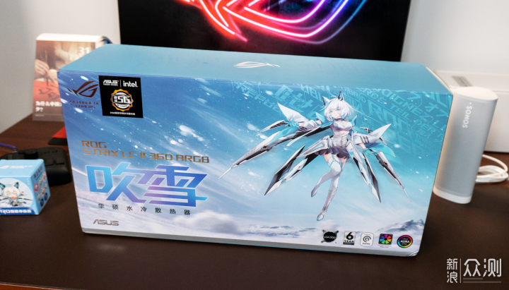 华硕ROG STRIX LC吹雪360 ARGB水冷散热器安装_新浪众测